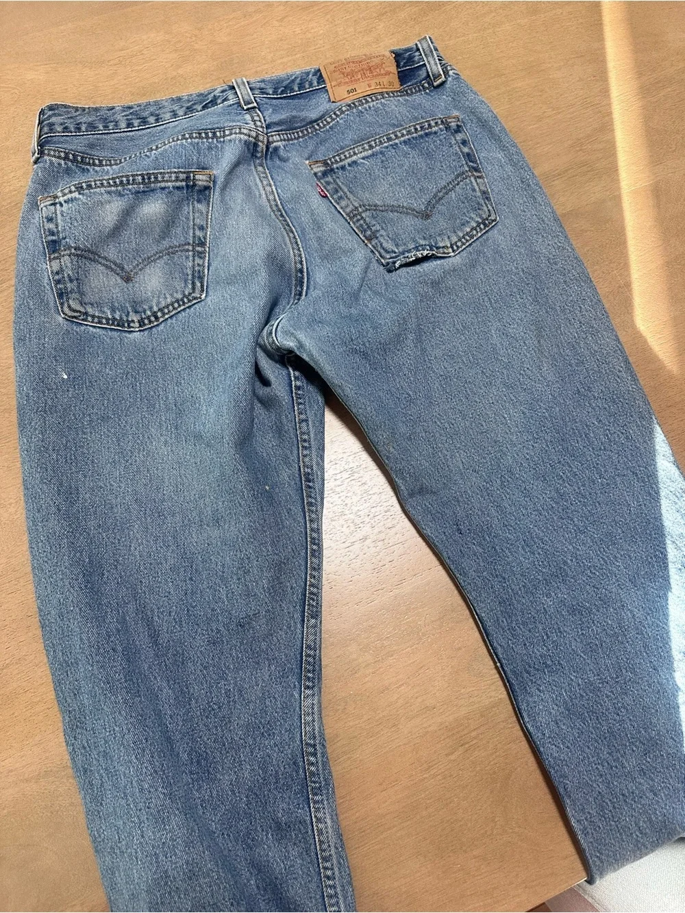 Vintage Levi’s 501 Jeans Made In USA W34 L30 Straight Leg